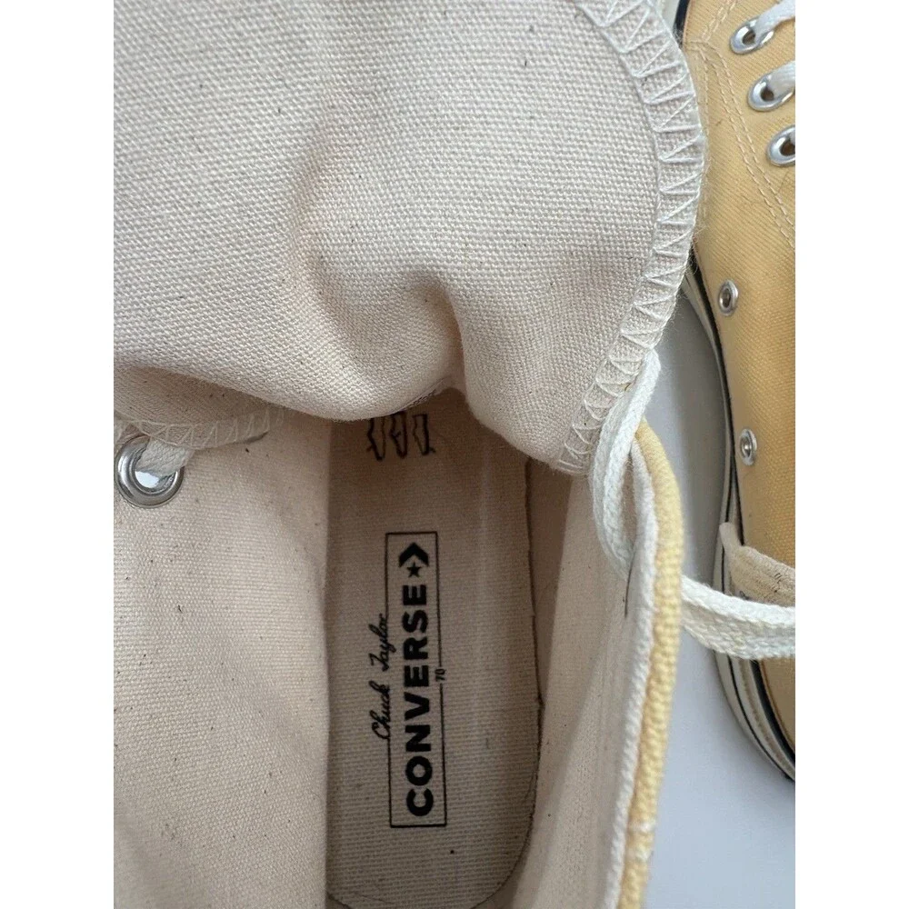 Converse Women's Chuck Taylor All Star 70 Hi Top 7  Yellow